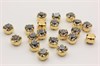Шатоны пришивные Preciosa Maxima ss12 (3,0-3,2 мм) crystal DF Vel цвет оправы золото, 40 шт. (Чехия) 36892 - фото 51936