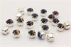 Шатоны пришивные Preciosa Maxima ss12 (3,0-3,2 мм) crystal Vol цвет оправы серебро, 40 шт (Чехия) 36899 - фото 51977