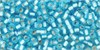 TR-11-23F TOHO - Round 11/0 : Silver Lined Frosted Aquamarine 37005 - фото 52124