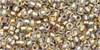 TR-11-262 TOHO - Round 11/0 : Inside Color Crystal/Gold Lined 37025 - фото 52144