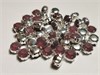 Шатон хрустальный с матовым покрытием ss39 (8,15-8,40 мм) Amethyst DF (matt) цвет оправы серебро 37478 - фото 52679
