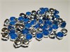 Шатон хрустальный с матовым покрытием ss39 (8,15-8,40 мм) Capri Blue DF (matt) цвет оправы серебро 37489 - фото 52688