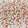 Шатоны пришивные Preciosa Maxima ss12 (3,0-3,2 мм)  Padparadsha, цвет оправы серебро, 10 шт (Чехия) PR-993 - фото 53557