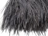 Перо страуса на ленте, Black - фото 7567